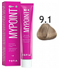 Крем-краска для волос TEFIA "Mypoint" тон № 9.1 очень светлый блондин пепельный 60 мл Tefia MYPOINT 60 мл блондин, пепельный 9.1 очень светлый блондин пепельный