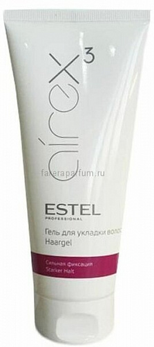 Гель для укладки волос Airex  эффект мокрых волос Estel 200 мл сильная фиксация