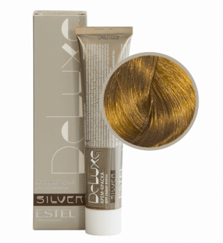 Крем- краска для седых волос 9/37 DELUXE SILVER, 60 мл Estel DELUXE SILVER 60 мл коричневый, блондин, золотистый 9|37 блондин золотисто-коричневый