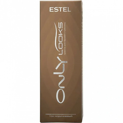 Краска для бровей и ресниц Estel ONLY Looks 50+30 коричневый